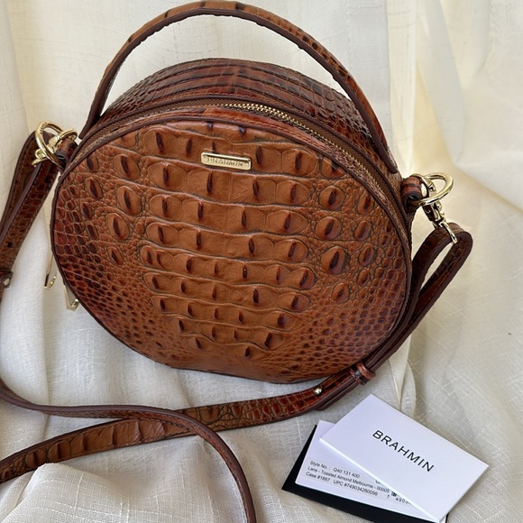 Brahmin Toasted Almond Crossbody - Picture 2 of 9